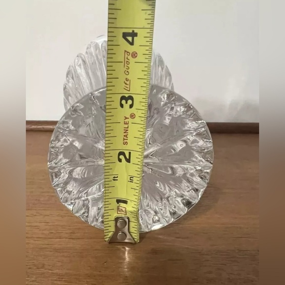 Vintage Crystal Vase 10” German Oneida Southern Garden Hand Cut Frosted Roses - Picture 10 of 13